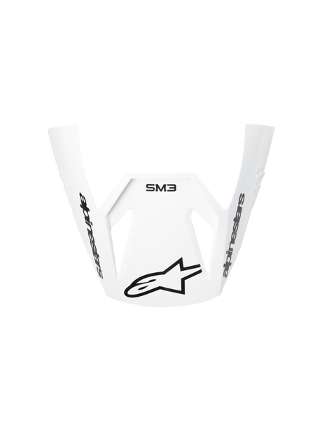 SM3 RADIUM VISOR ECE06 - BLACK/WHITE/GRAY Alpinestars motocross kit