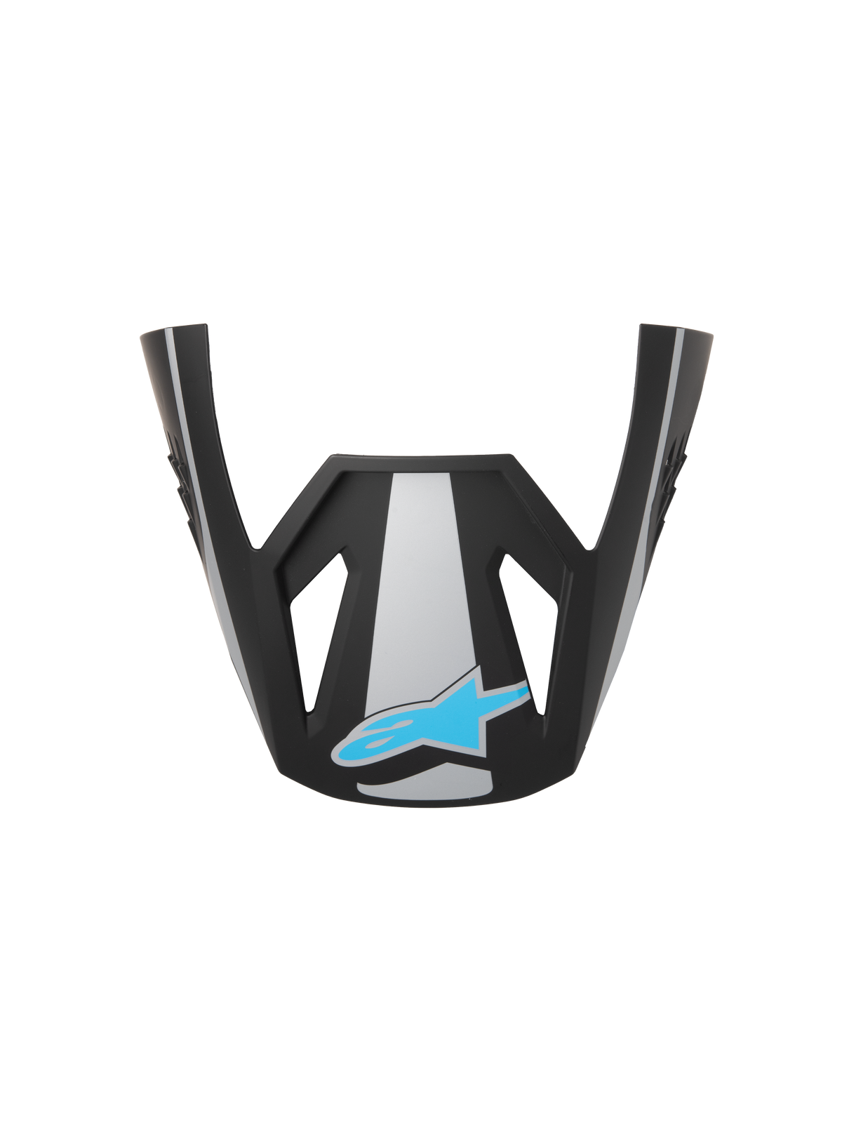 SM3 HEAT VISOR ECE06 - SILVER/BLUE/BLACK Alpinestars motocross kit