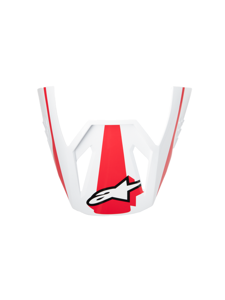 SM3 HEAT VISOR ECE06 - RED/WHITE/BLACK Alpinestars motocross kit