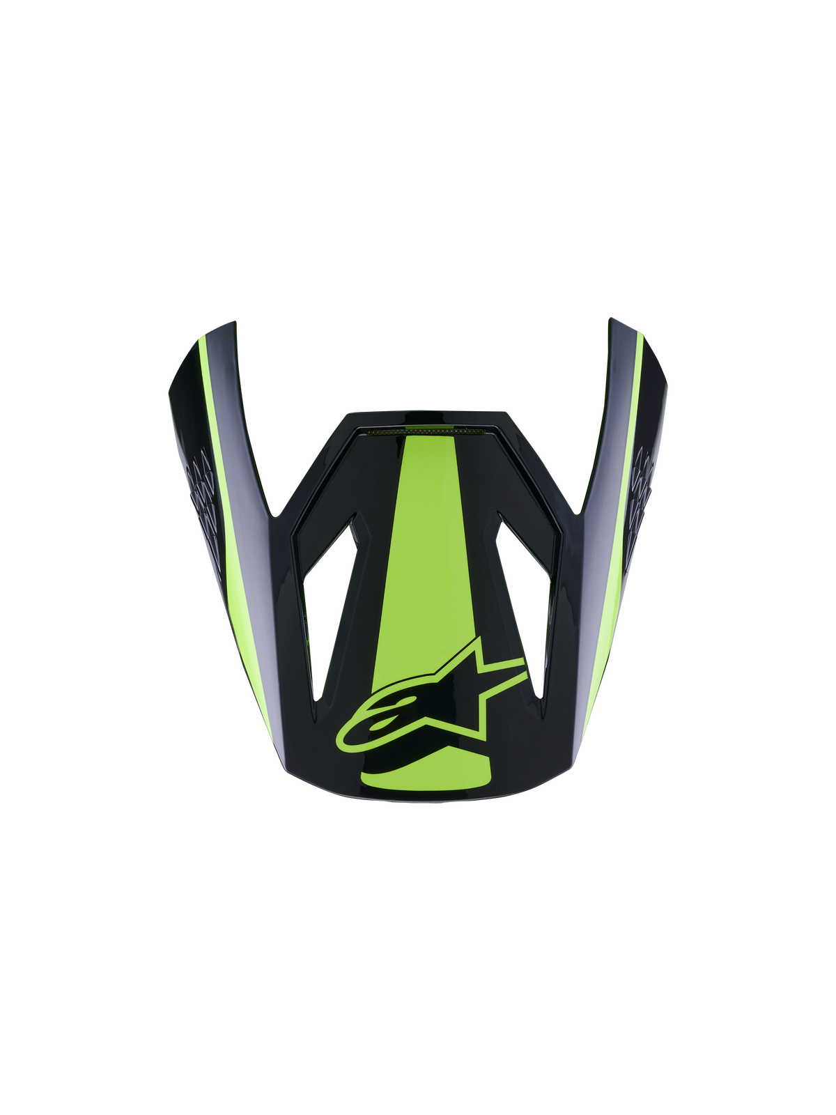 SM3 HEAT VISOR ECE06 - YELLOW FLUO/BLACK Alpinestars motocross kit