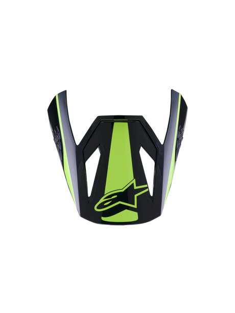 SM3 HEAT VISOR ECE06 - YELLOW FLUO/BLACK Alpinestars motocross kit
