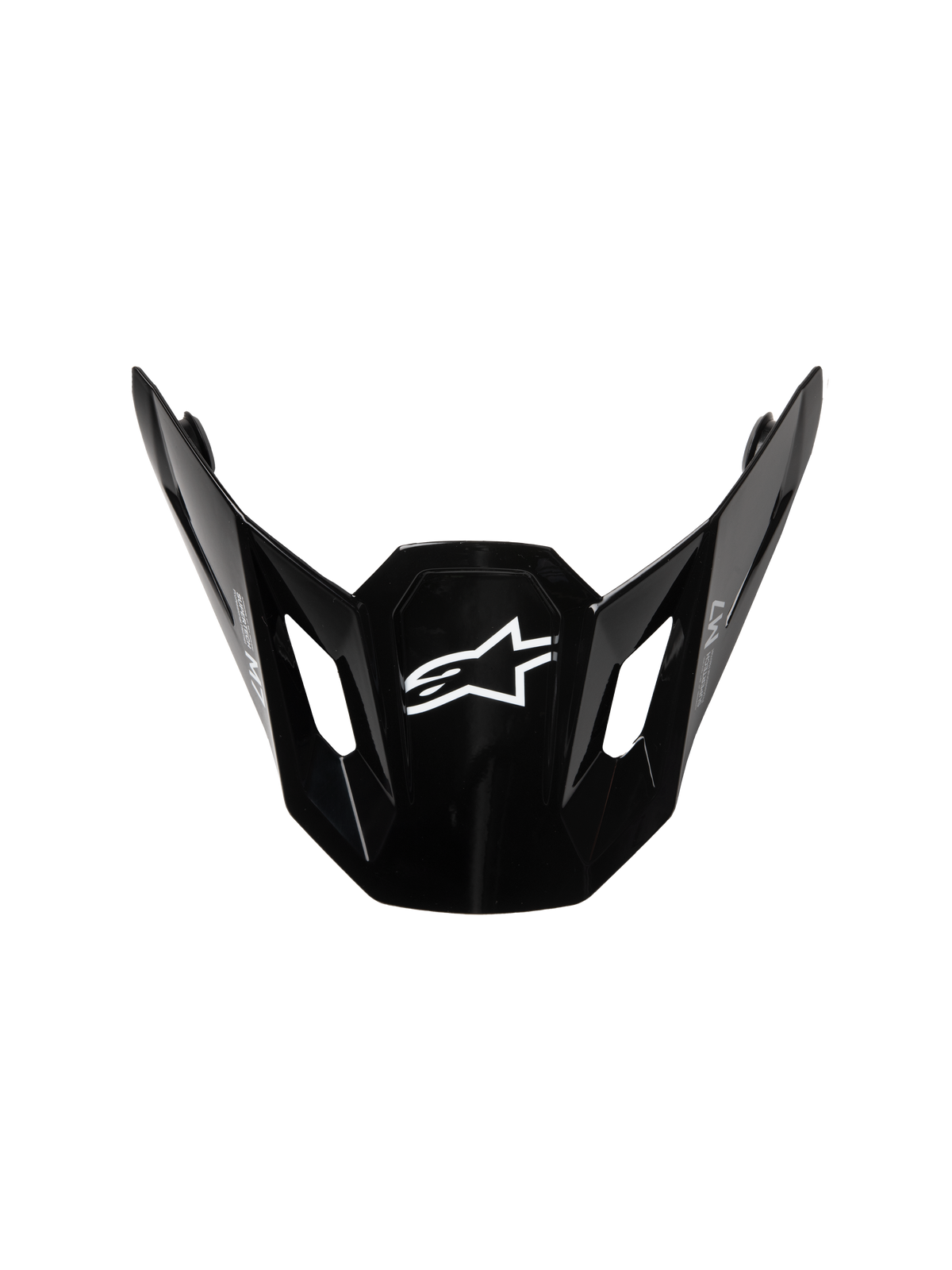 SM7 SOLID VISOR ECE06 - BLACK Alpinestars motocross kit