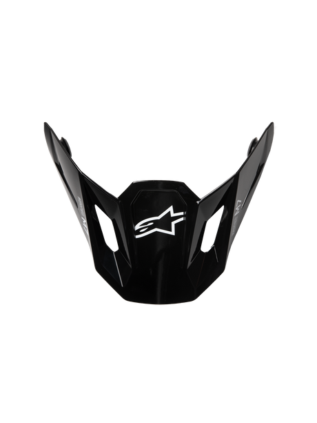 SM7 SOLID VISOR ECE06 - BLACK Alpinestars motocross kit