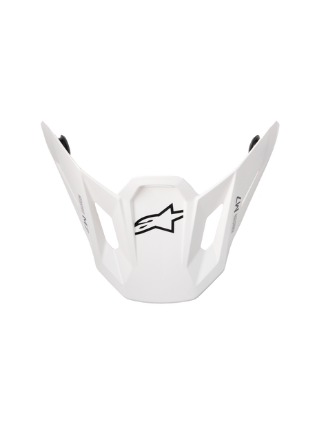 SM7 SOLID VISOR ECE06 - WHITE Alpinestars motocross kit
