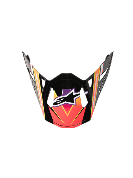 VISOR S-M10 22.06 - ERA - PINK/VIOLET/YELLOW FLUO Alpinestars motocross kit