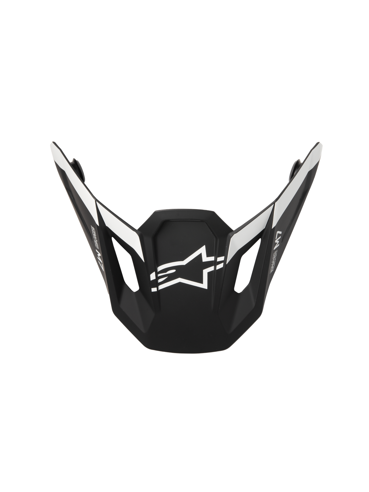 SM7 DASHER VISOR ECE06 - BLACK/WHITE/ Alpinestars motocross kit