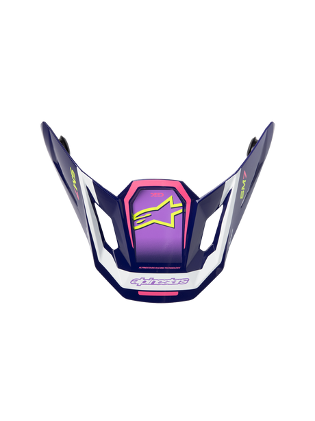 SM7 DEED VISOR ECE06 - PURPLE/PINK Alpinestars motocross kit