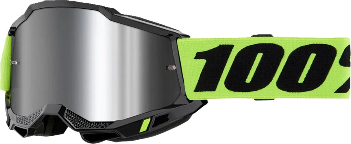 ACCURI 2 Goggle Neon Yellow - Mirror Silver Lens
