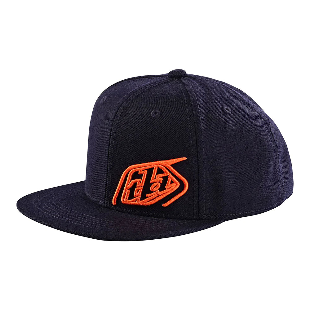 Troy Lee Designs Logo Slice Navy Orange Slice - snapback cap - Mens TLD cap