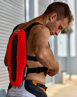 A-5 PLASMA CHEST PROTECTOR - Black/Red/WHITE