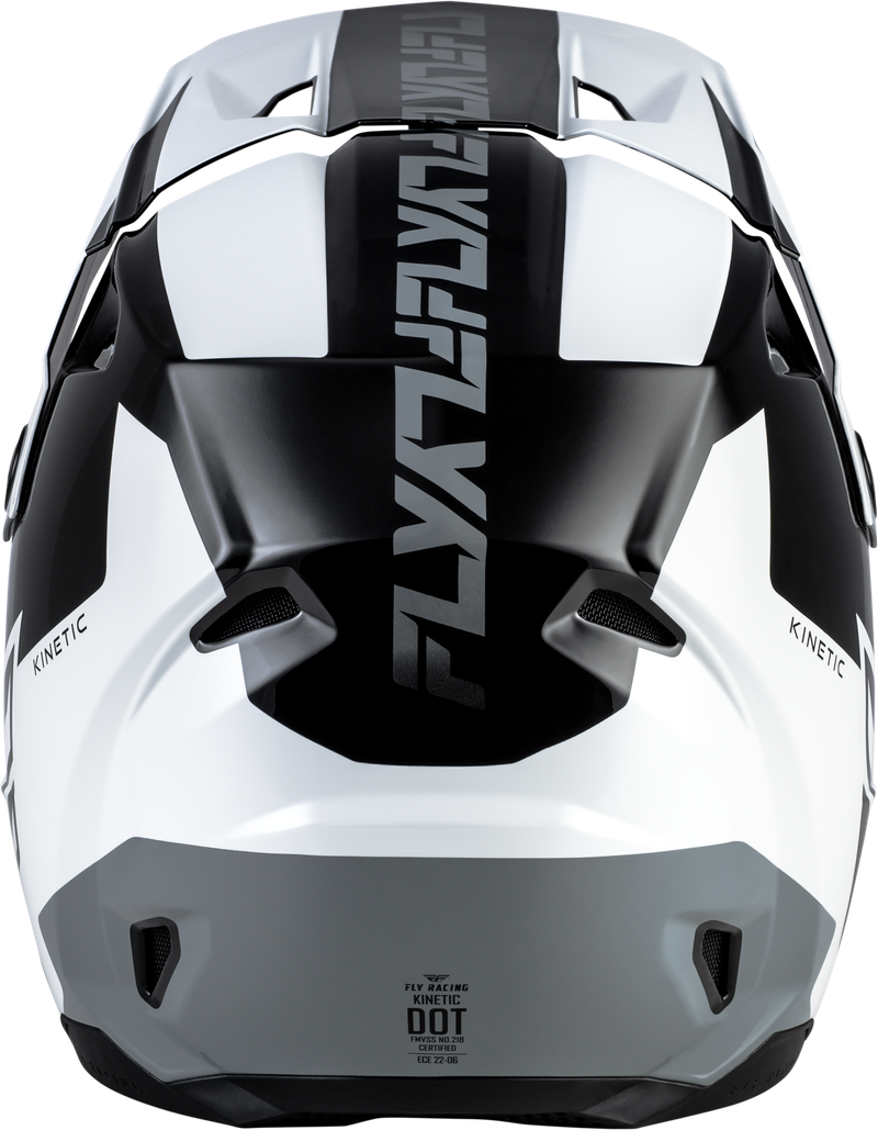 Kinetic Crest Helmet - Black/White/Grey