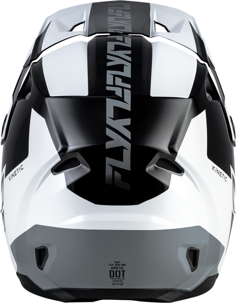 Kinetic Crest Helmet - Black/White/Grey