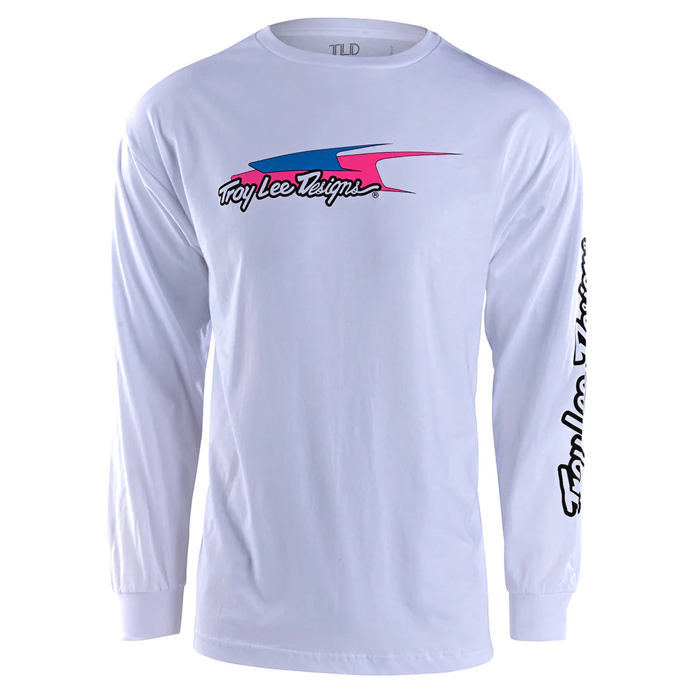 Troy Lee Designs Aero LS White T-Shirt