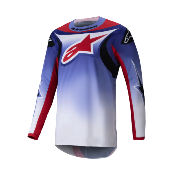 ALPINESTARS FLUID WURX JERSEY PURPLE BRIGHT RED