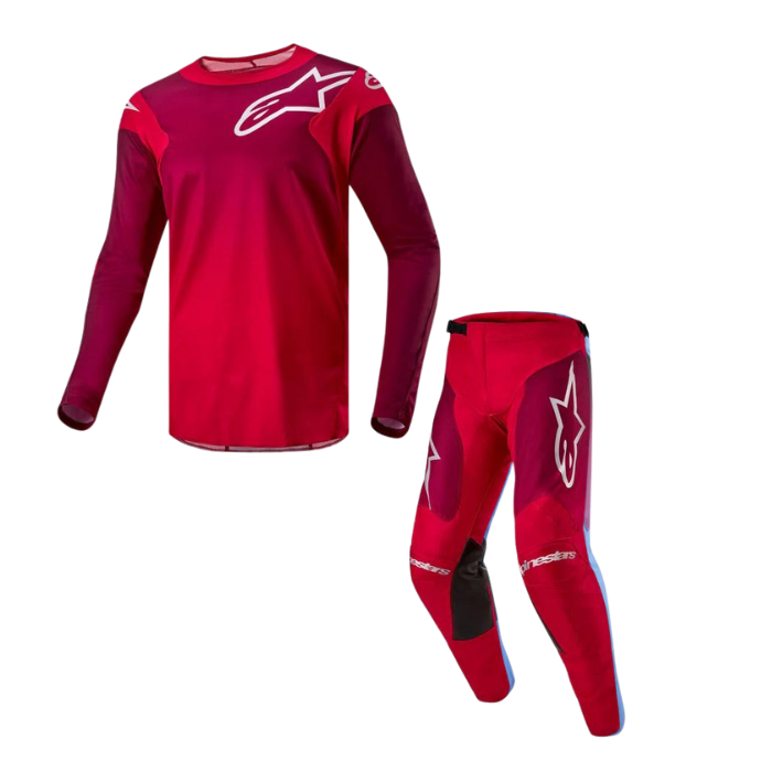 ALPINESTARS RACER HOEN MARS RED BURGUNDY KIT COMBO