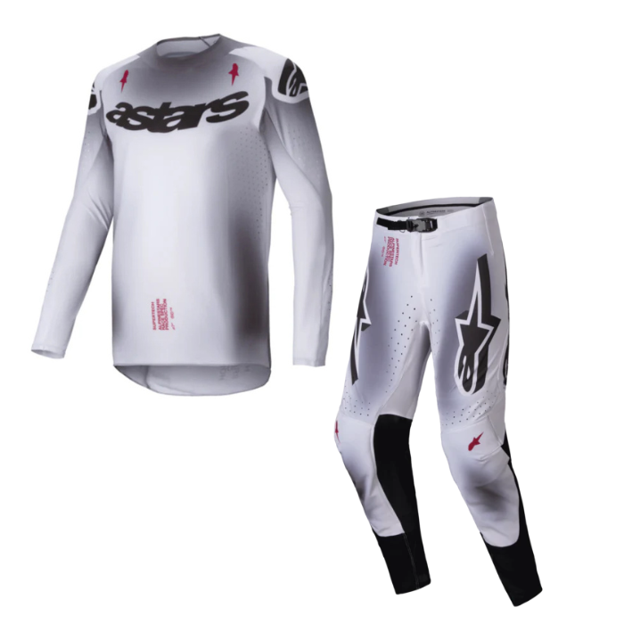 ALPINESTARS SUPERTECH MAKER KIT COMBO SILVER BLACK