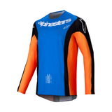 ALPINESTARS TECHSTAR MELT JERSEY ORANGE BLUE