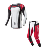 ALPINESTARS TECHSTAR OCURI MARS RED WHITE BLACK KIT COMBO