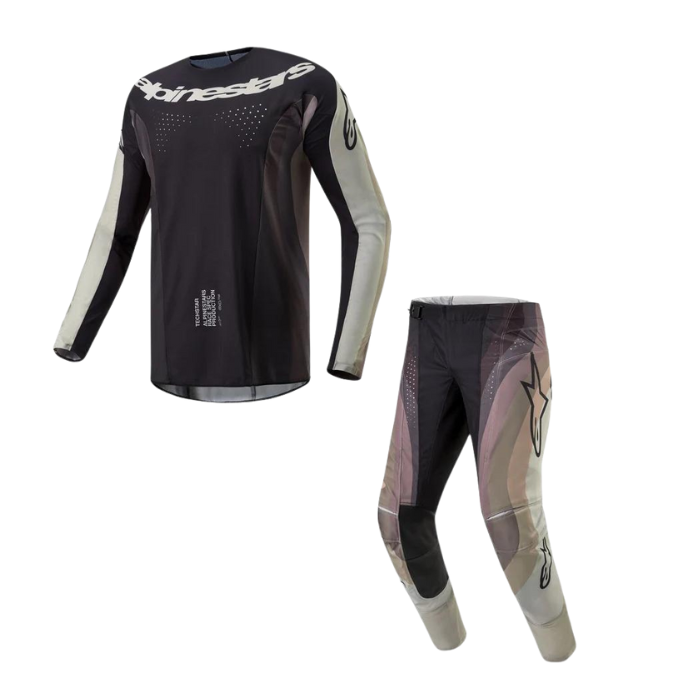 ALPINESTARS TECHSTAR PNEUMA DARK SAND IRON DUST GRAY KIT COMBO