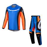 ALPINESTARS YOUTH RACER MELT KIT COMBO ORANGE BLUE