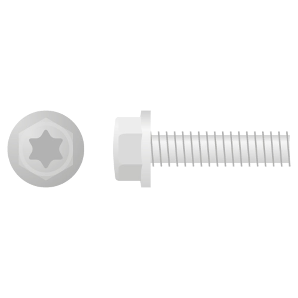 EURO STYLE FLANGE BOLT M5X20 10-PACK