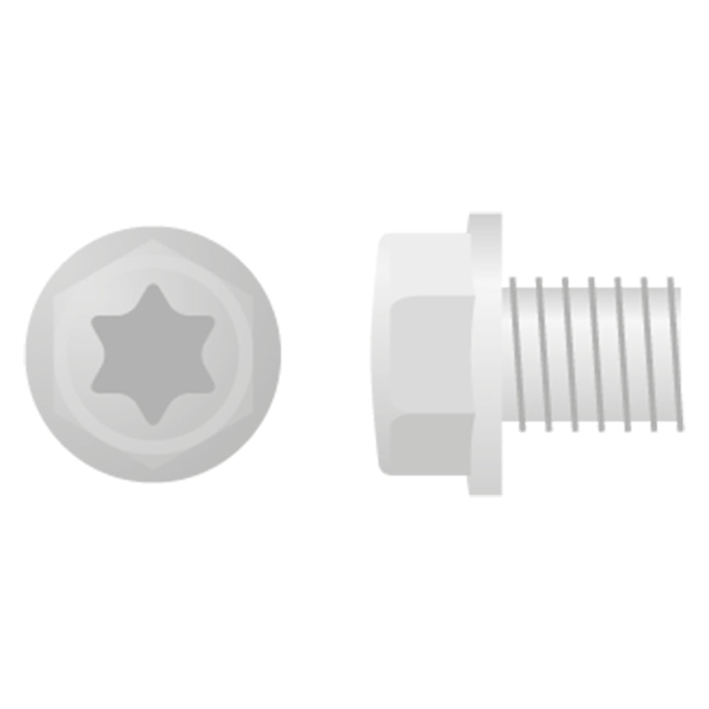 EURO STYLE FLANGE BOLT M6X12 10-PACK