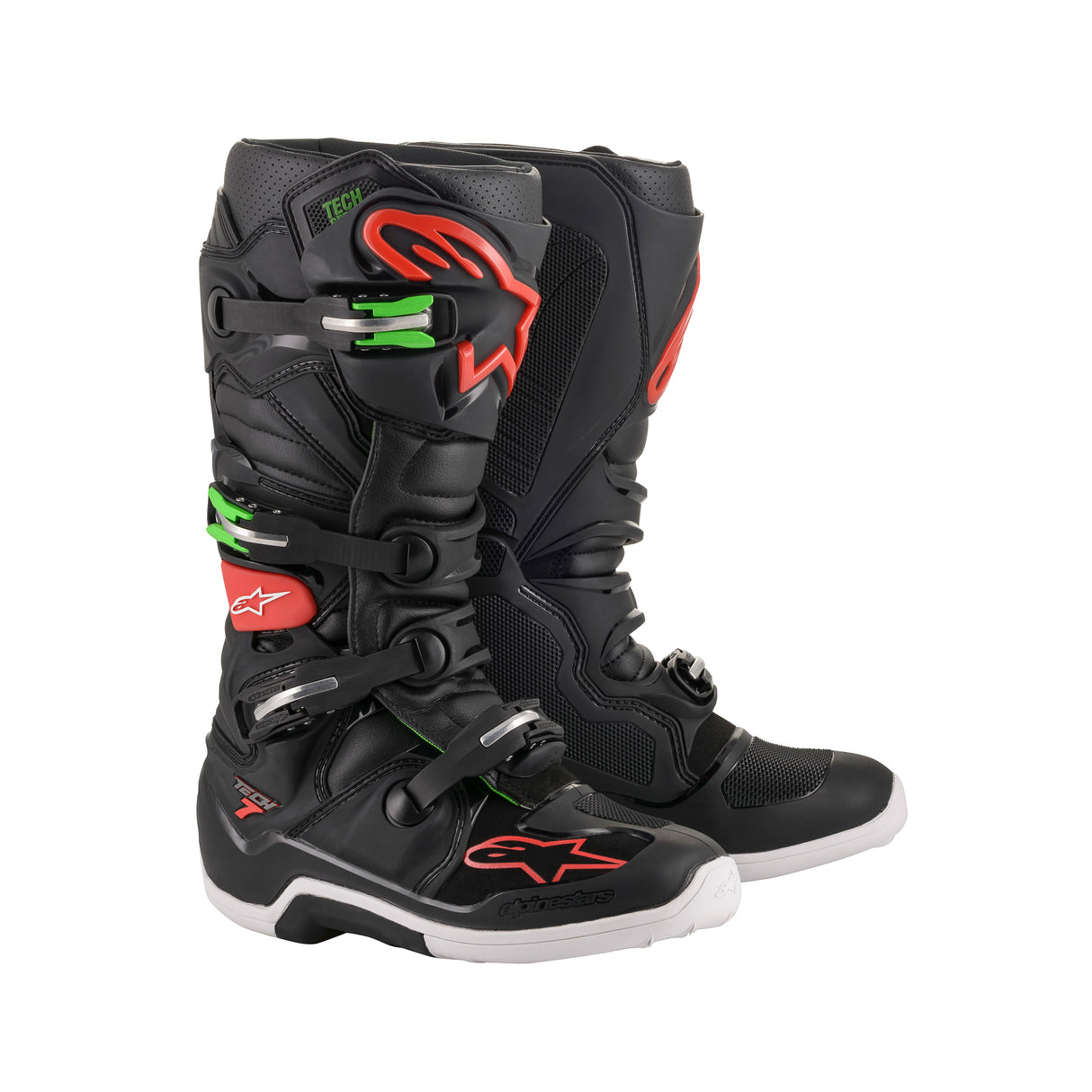 Alpinestars Tech 7 - Black Red Green