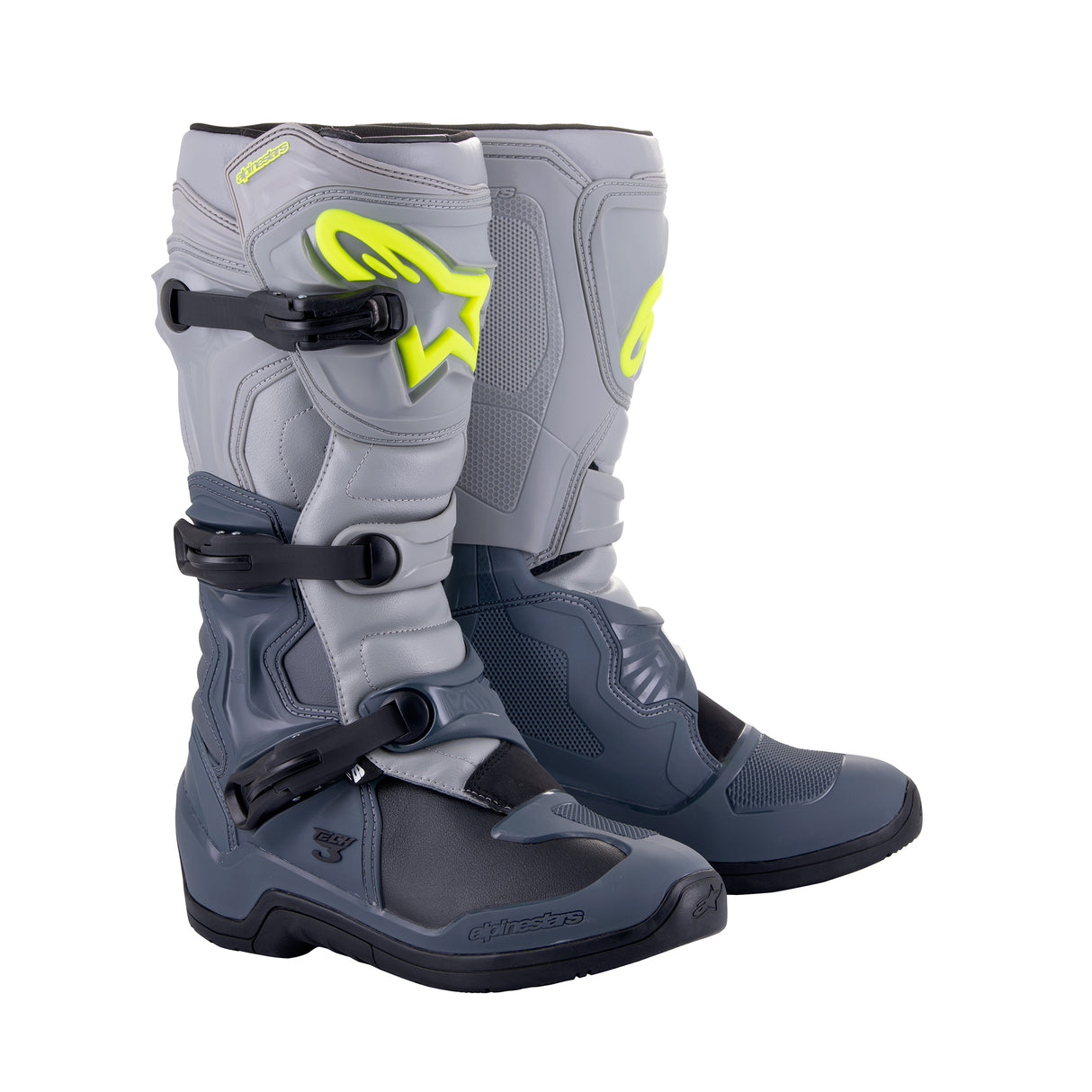 Alpinestars Tech 3 - Dark Gray Light Gray Black