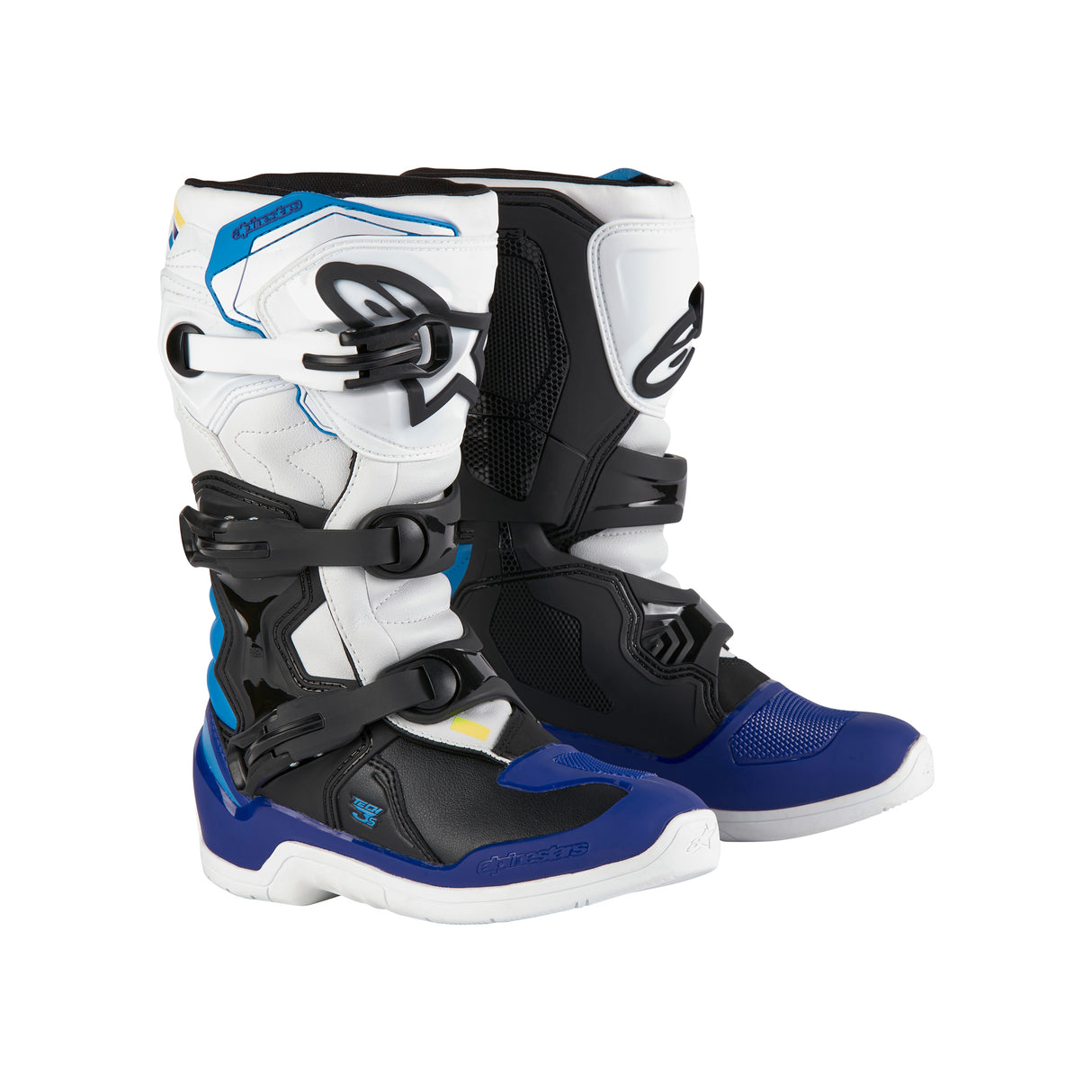 Alpinestars Tech 3S Youth - White Black Enamel Blue