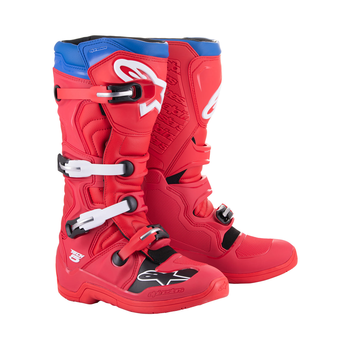 Alpinestars Tech 5 - Bright Red Dark Red Alpine Blu