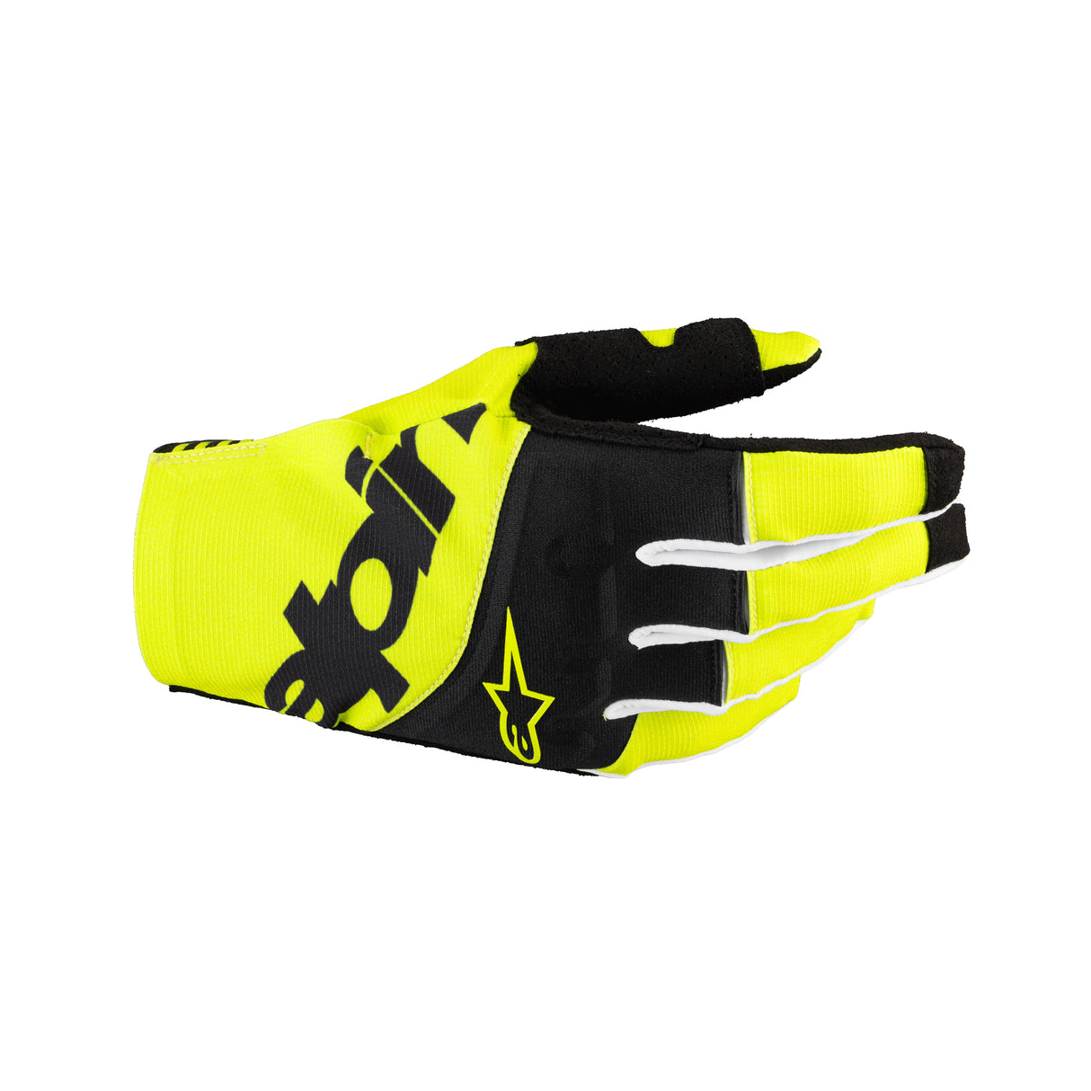 Alpinestars Techstar Gloves - Black Yellow Fluo