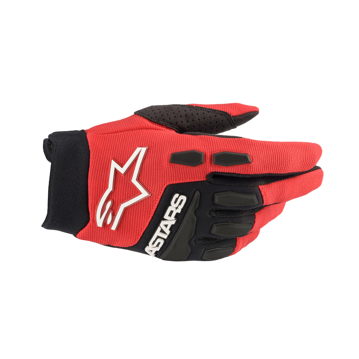 Alpinestars Full Bore Gloves - Bright Red Black