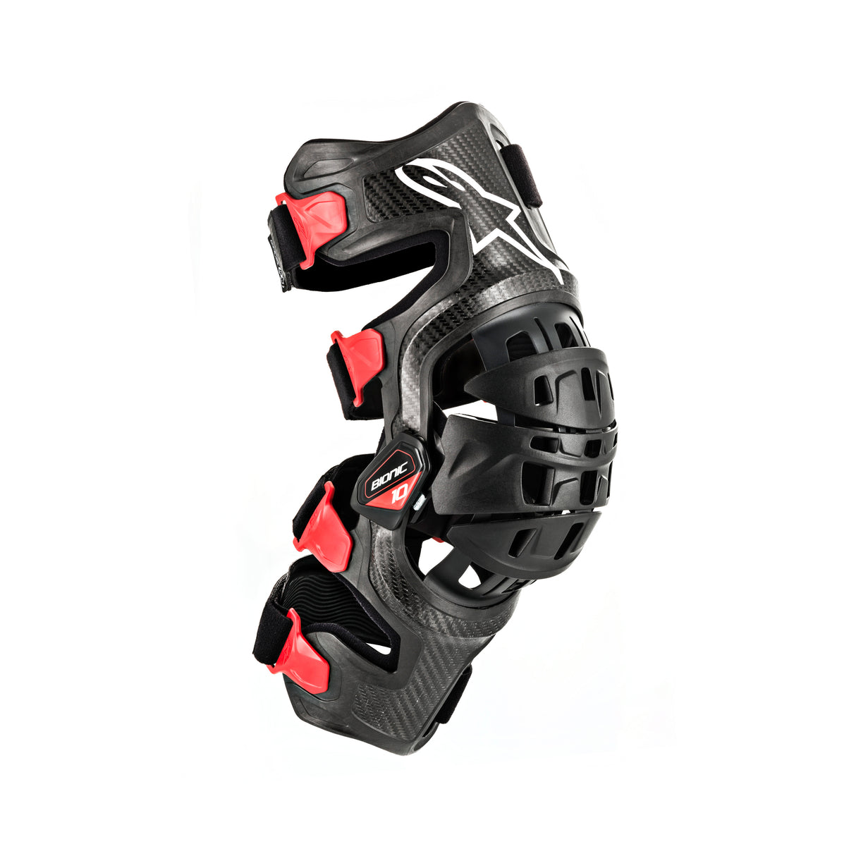 Alpinestars Bionic-10 Carbon Knee Brace Right - Black Red