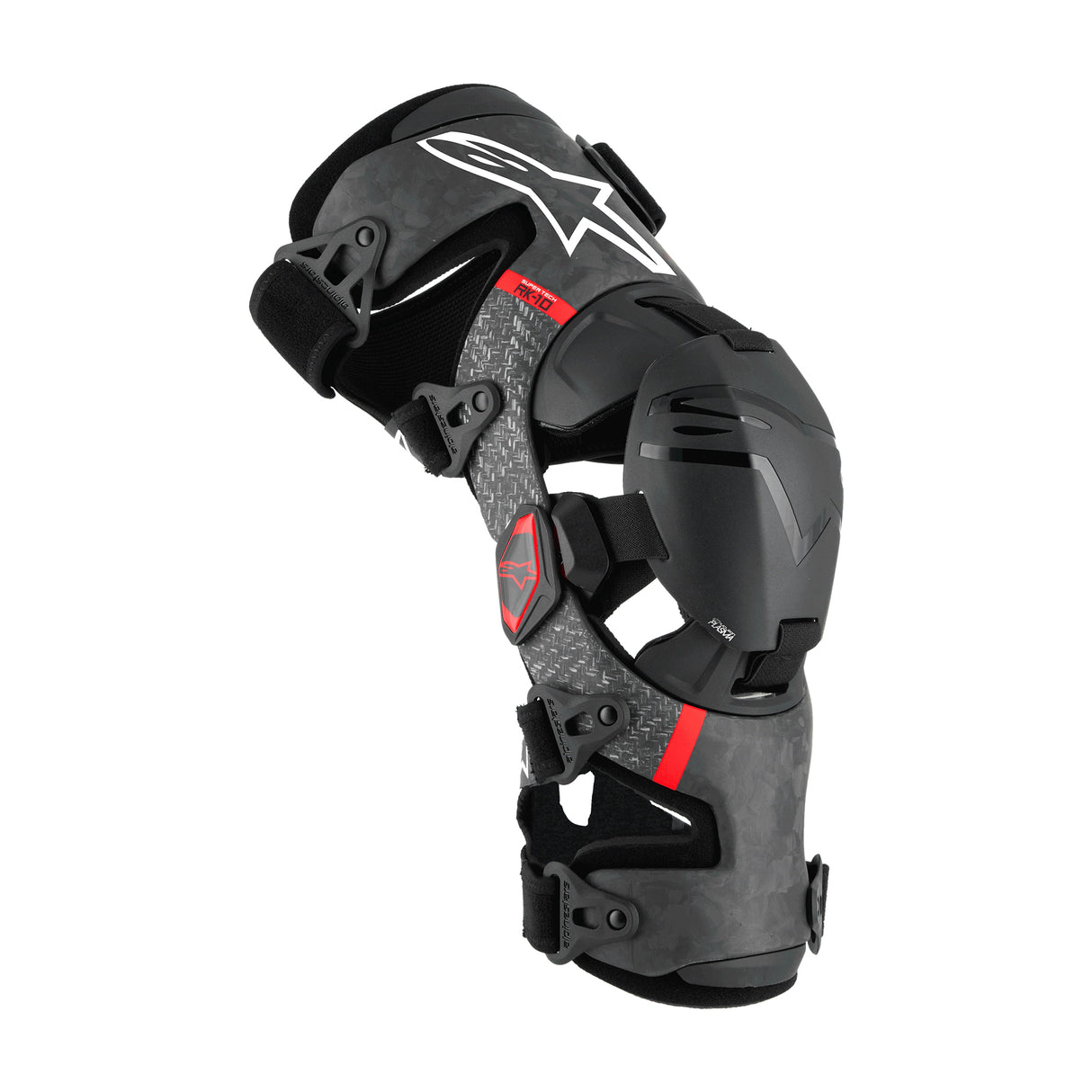 Alpinestars Supertech RK-10 Plasma Knee Brace - Black Red