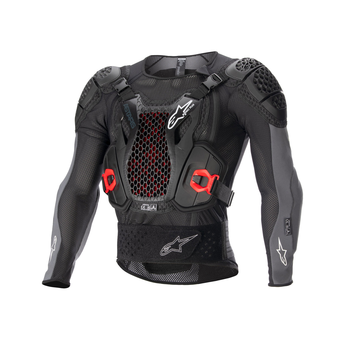 Alpinestars Bionic Plus V2 Protection Jacket Black Anthracite Red