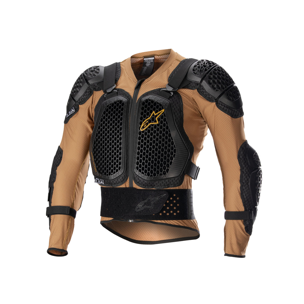 Alpinestars Bionic Action V2 Protection Jacket - Sand Black Tangerine