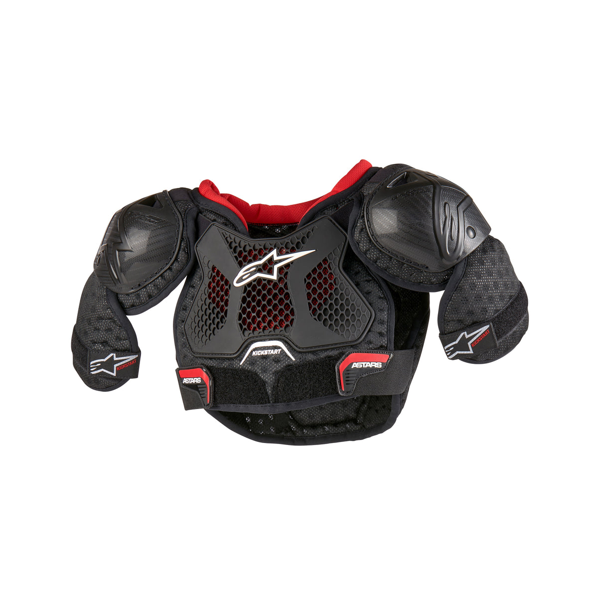 Alpinestars Bionic Action Kickstart Chest Guard Black Red - Size 4/6