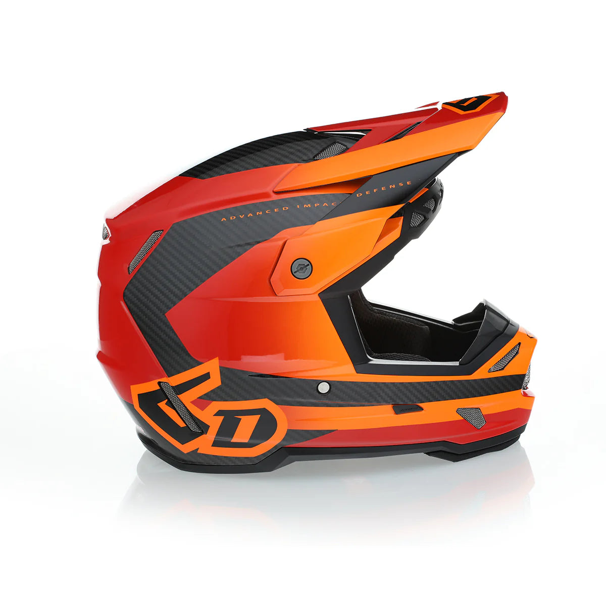 ATR-3 FIM Compliant Pure Adult Helmet - Gloss Orange