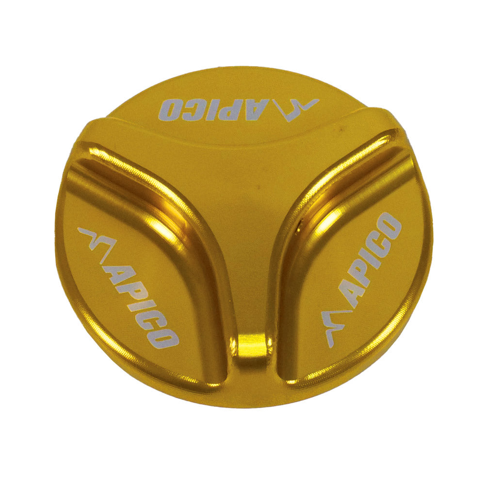 ALLOY FUEL CAP TRS ONE 125-300 16-24 YELLOW