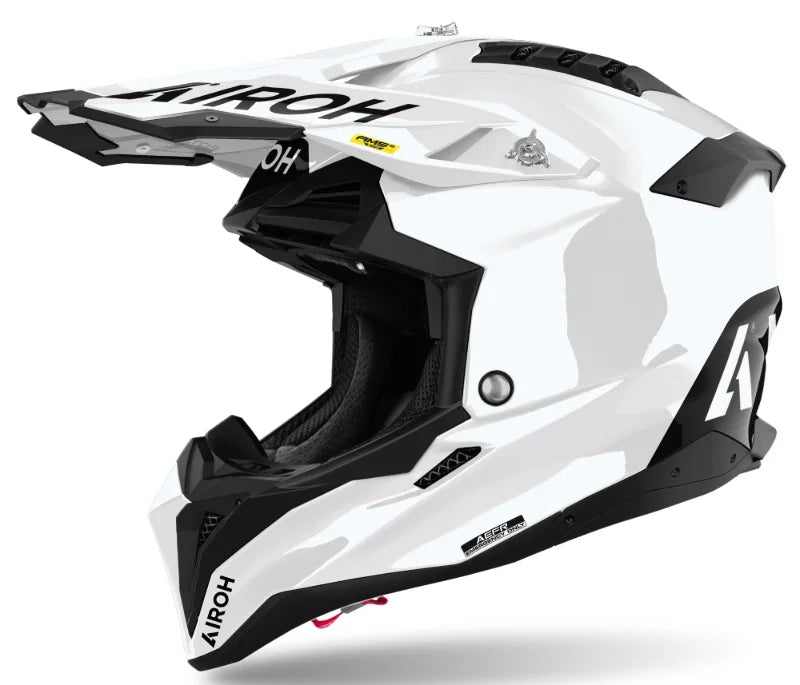 Airoh Aviator 3 EVO - F.I.M - White MX Helmet