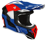 Airoh Aviator Ace 2 Shield Blue/Red Gloss MX Helmet
