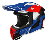 Airoh Aviator Ace 2 Shield Blue/Red Gloss MX Helmet