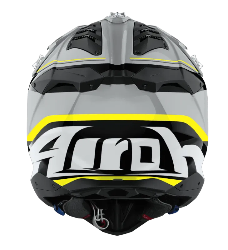 Airoh Aviator 3 Leader Yellow Gloss MX Helmet