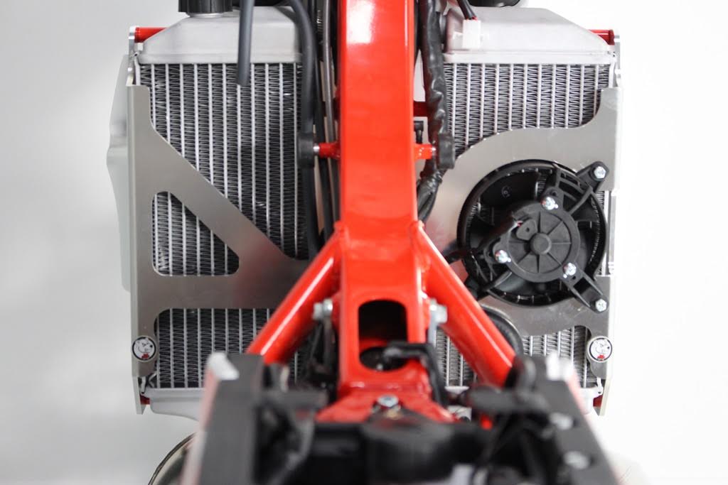 AXP Radiator Braces (Red) Beta 250RR-300RR 20-22