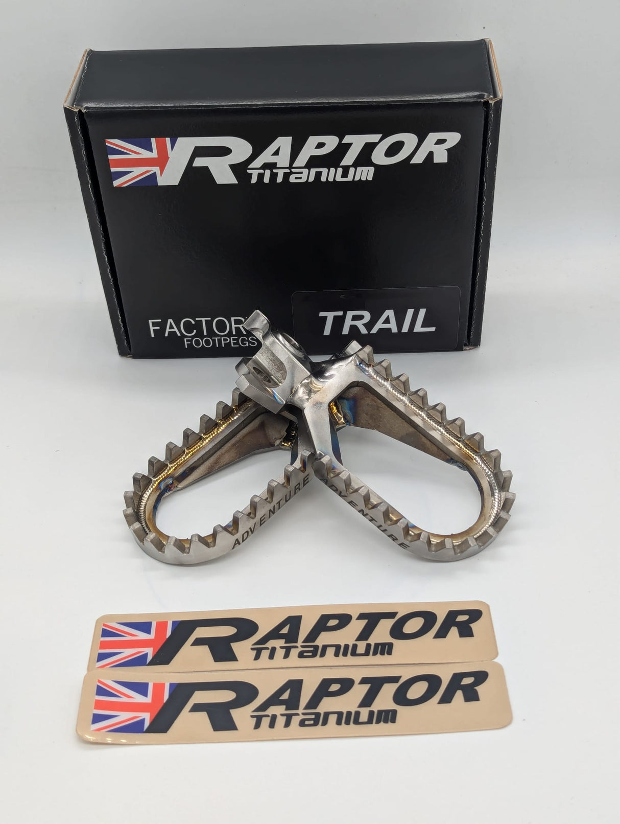 Raptor Adventure Honda Africa Twin 2016-2026 Titanium Footpegs