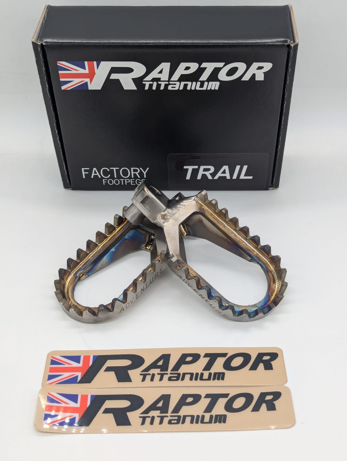 Raptor Adventure Yamaha Tenere 700 2019-2026 Titanium Footpegs