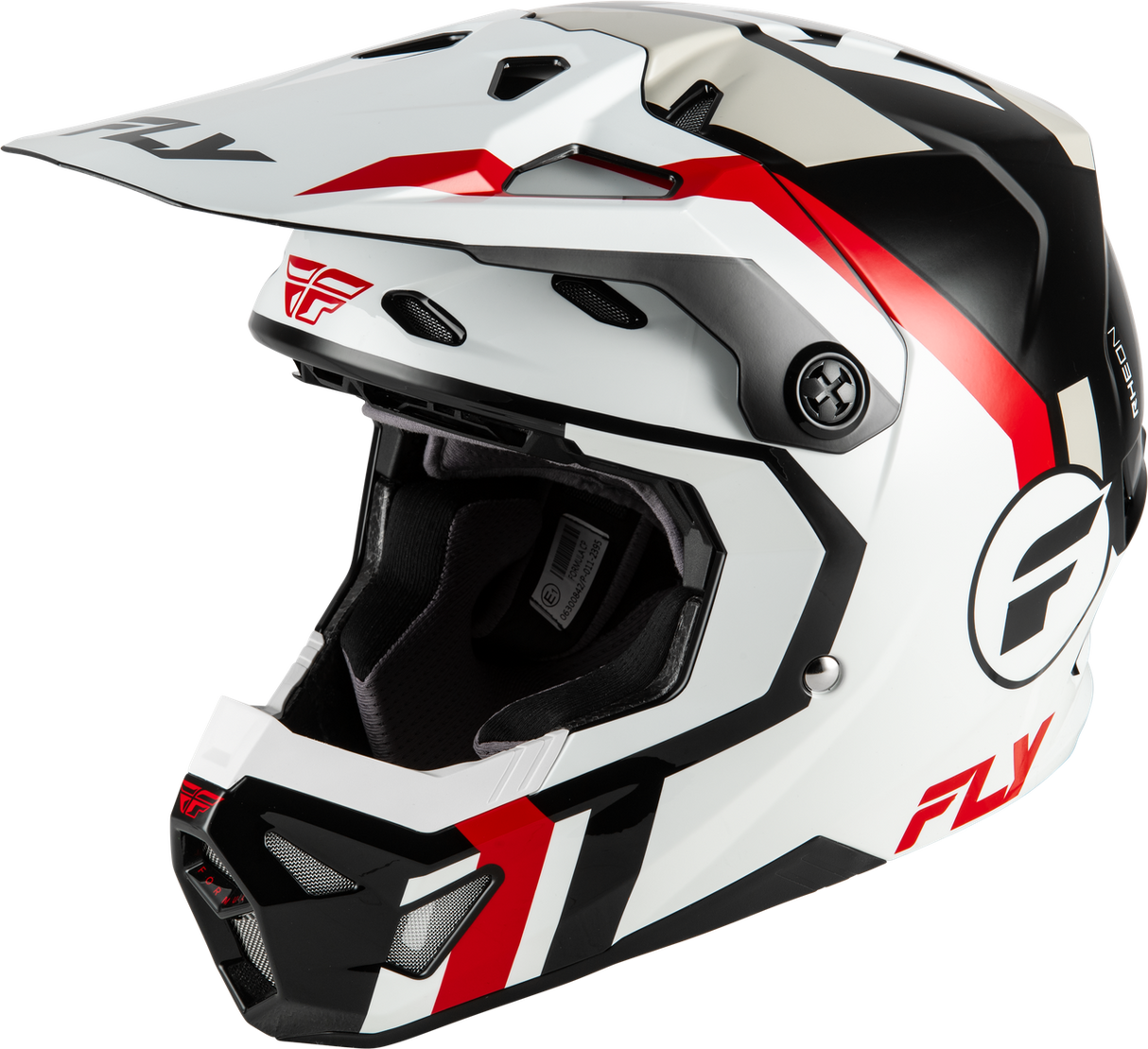 Formula CP Seal Helmet - White/Black/Red