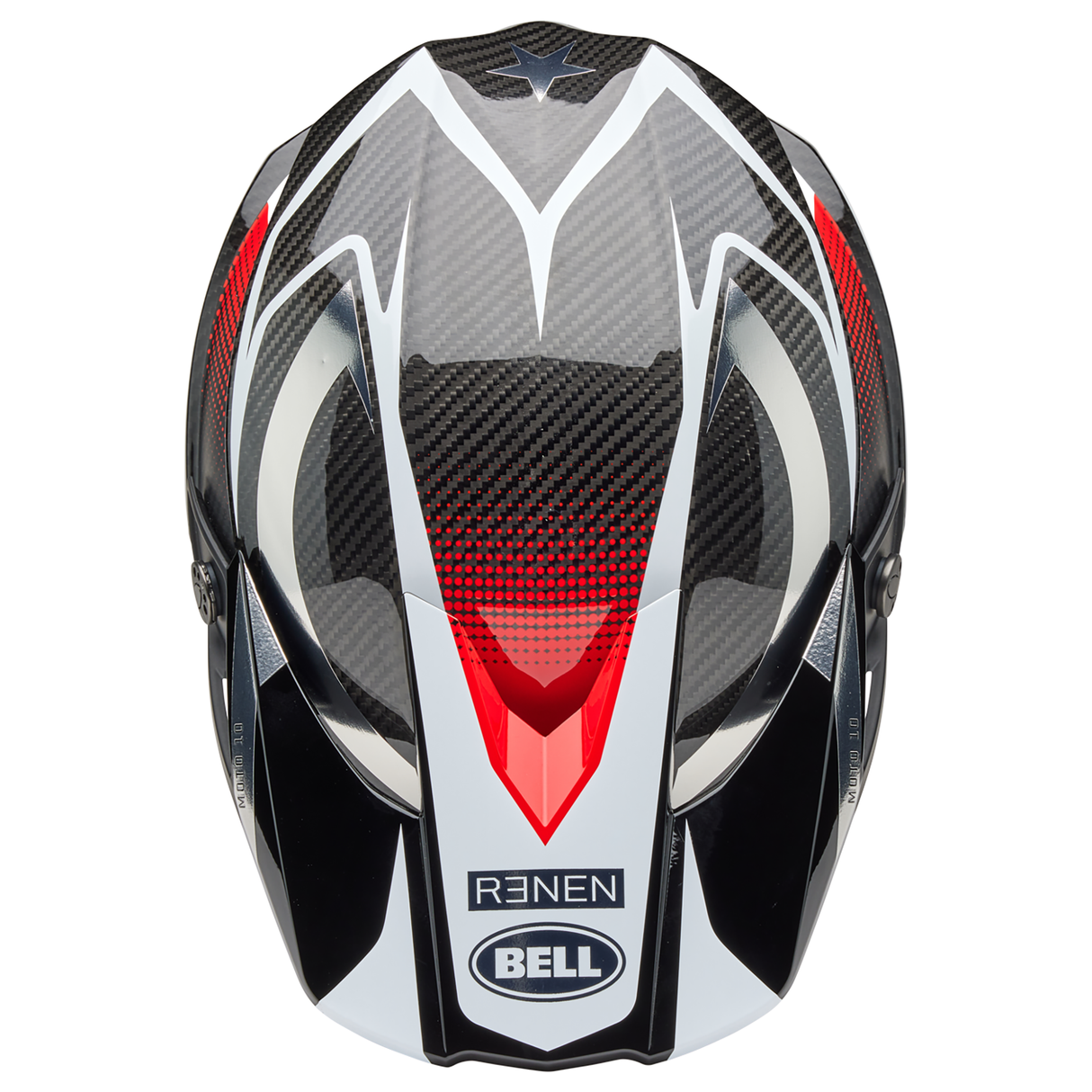 Bell 2025 Moto-10 Spherical (Renen Raycon Matte/Gloss Black/White)