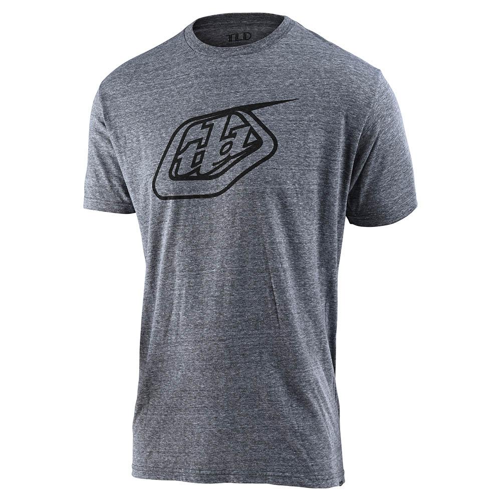 Troy Lee Designs Block Works Grey Snow T-Shirt