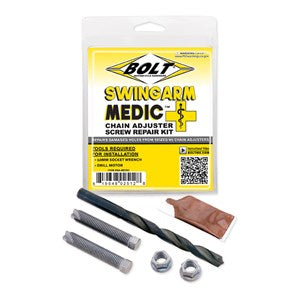 BOLT HARDWARE SWING ARM ADJUSTER NUT/BOLT M8 REPAIR KIT ( INCLUDES DRILL BIT, THREAD CHASERS, NUTS, COPPER GREASE)